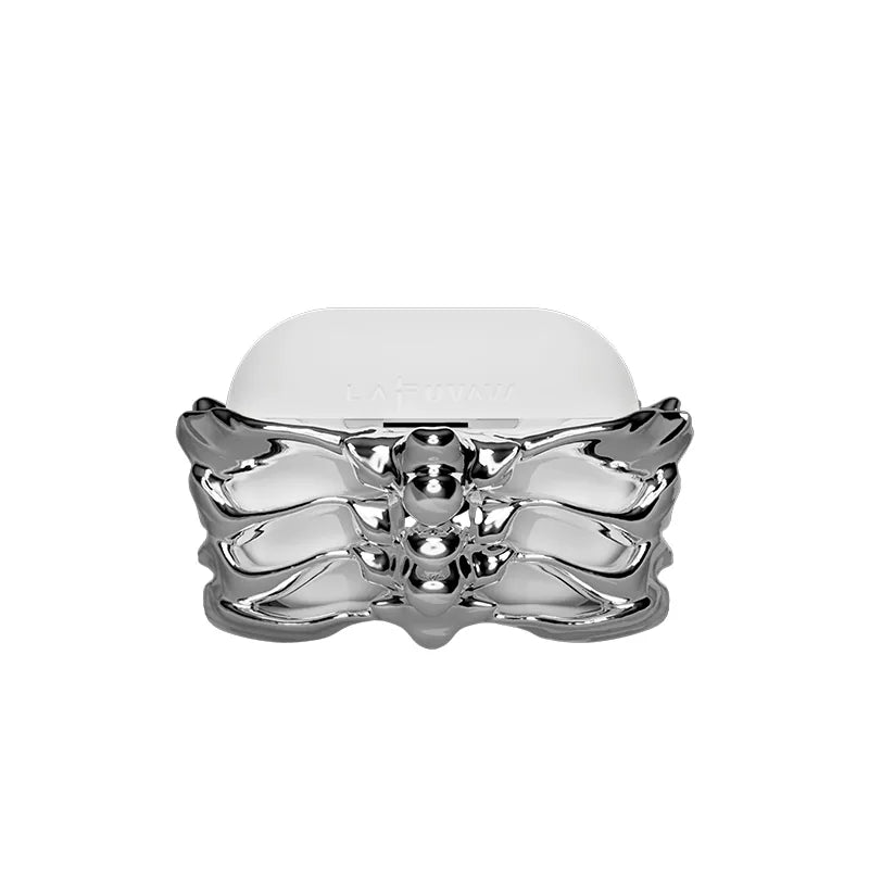 Metal Skeleton AirPods Case 3D Openwork Design