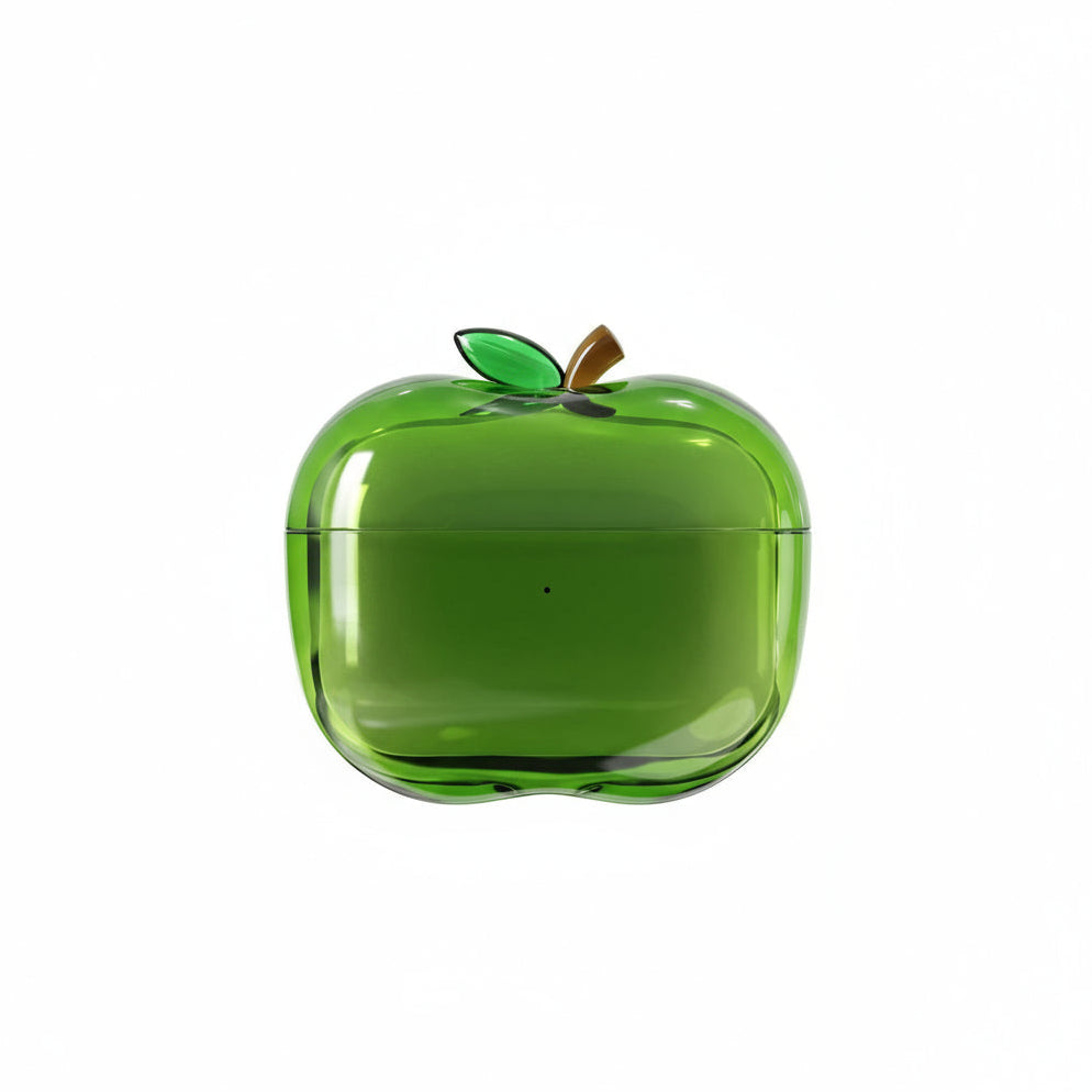Transparent Fruit AirPods Pro Case Drop-Proof Apple Shape