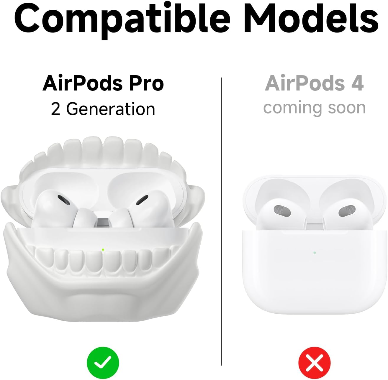 3D Dental Smile Silicone Anti Drop AirPods Pro Case