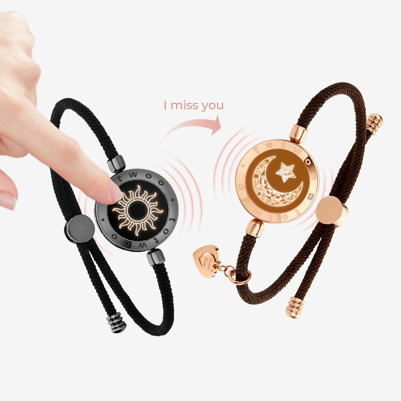 Totwoo Long Distance Touch Bracelets for Couples