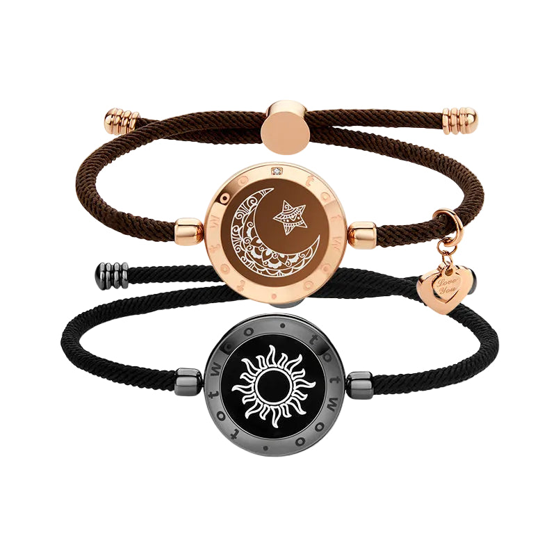 Totwoo Long Distance Touch Bracelets for Couples