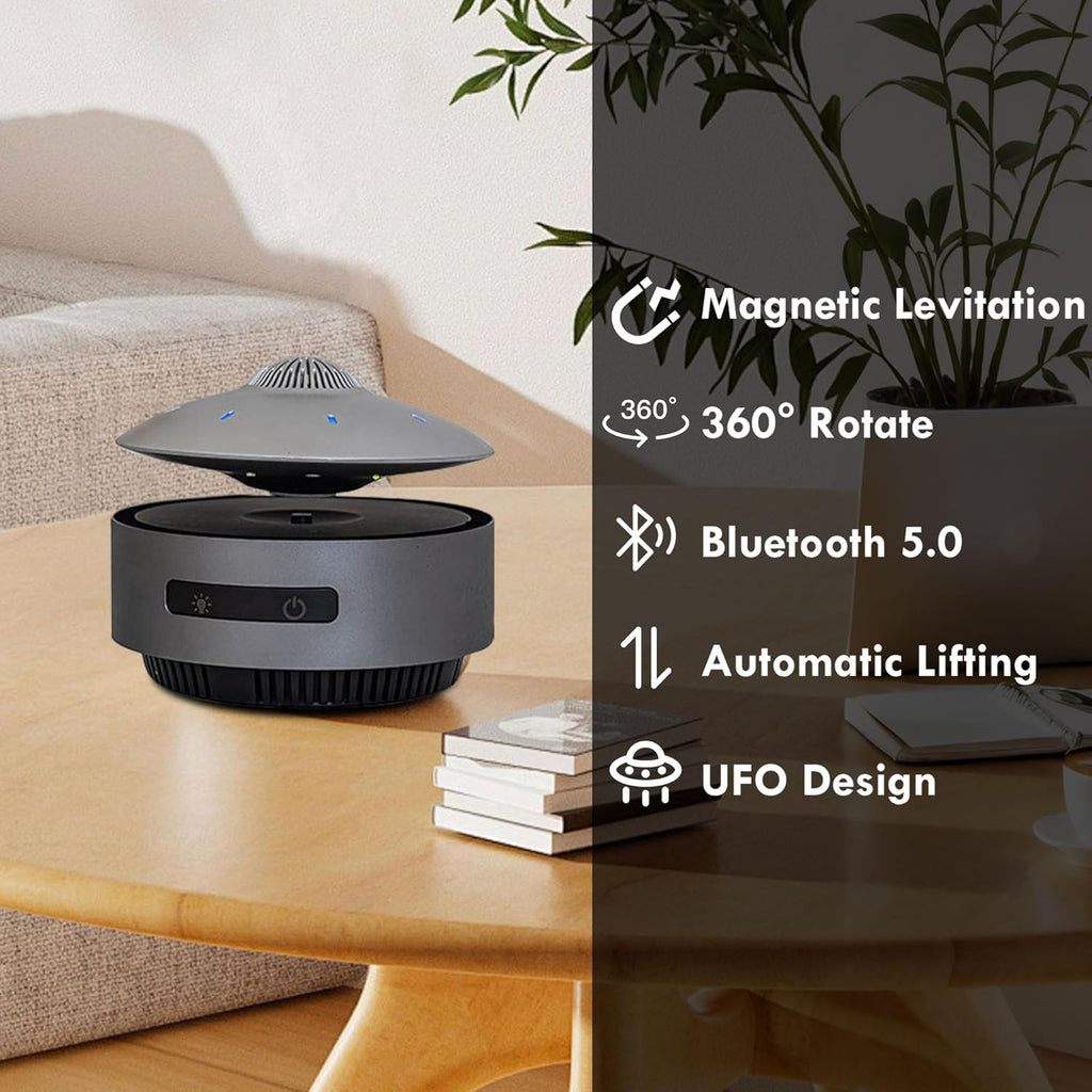 Maglev UFO Bluetooth Speaker Floating Levitating Desktop