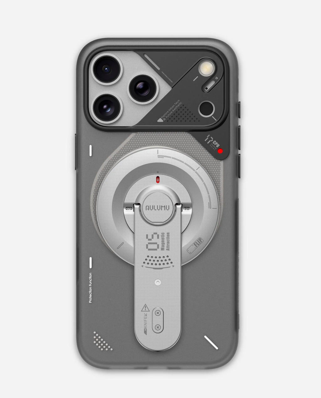 AULUMU A17 Frosted Case for iPhone 17 Series | Subtle Glow-in-the -Dark