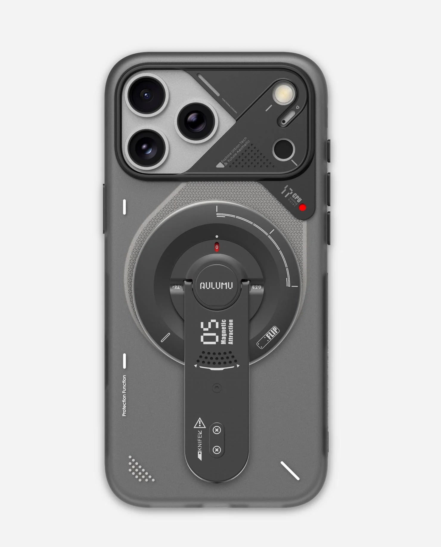 AULUMU A17 Frosted Case for iPhone 17 Series | Subtle Glow-in-the -Dark