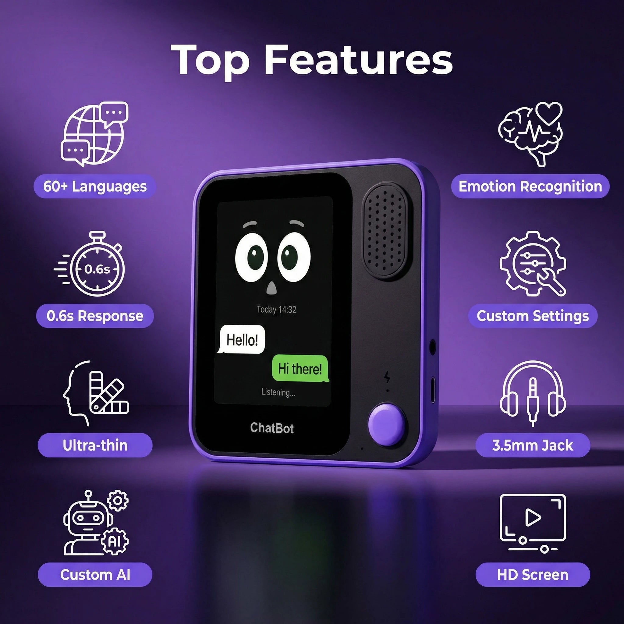 AI Voice Robot Companion GPT Powered Chatbot with Emotion Recognition