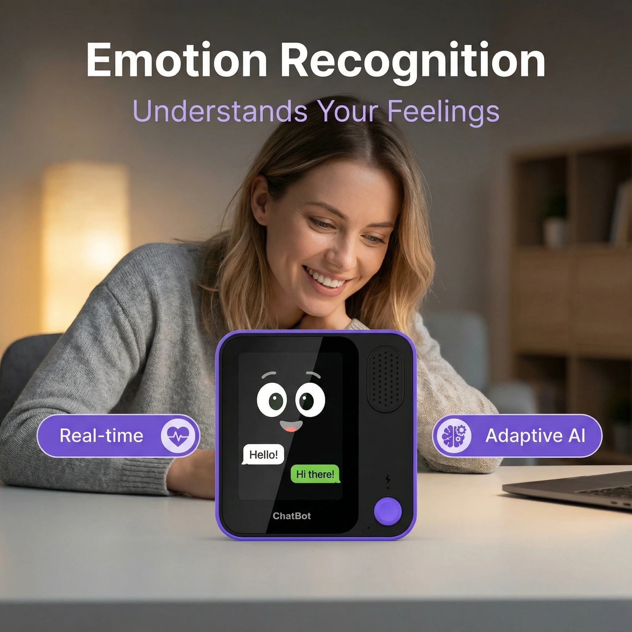 AI Voice Robot Companion GPT Powered Chatbot with Emotion Recognition