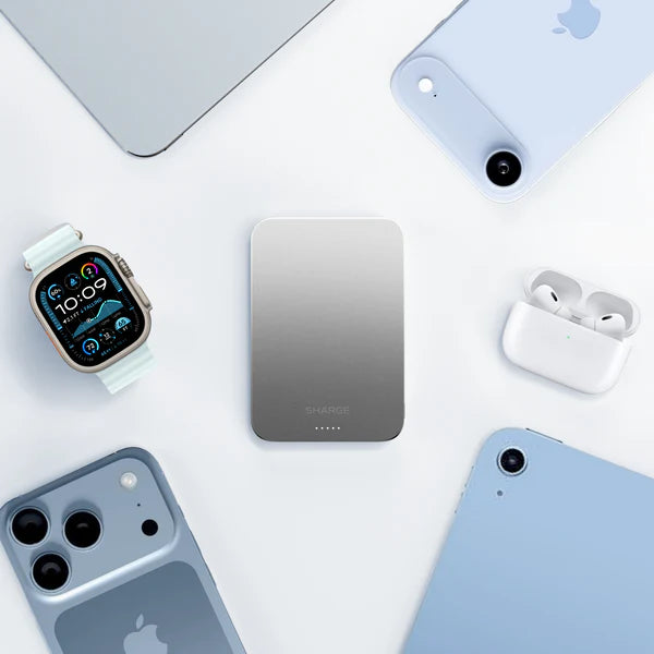 SHARGE AeroMag Magsafe Power Bank Slim Qi2