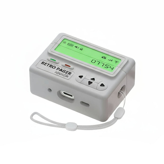 Retro Beeper AirPods Case 90s Pager Design