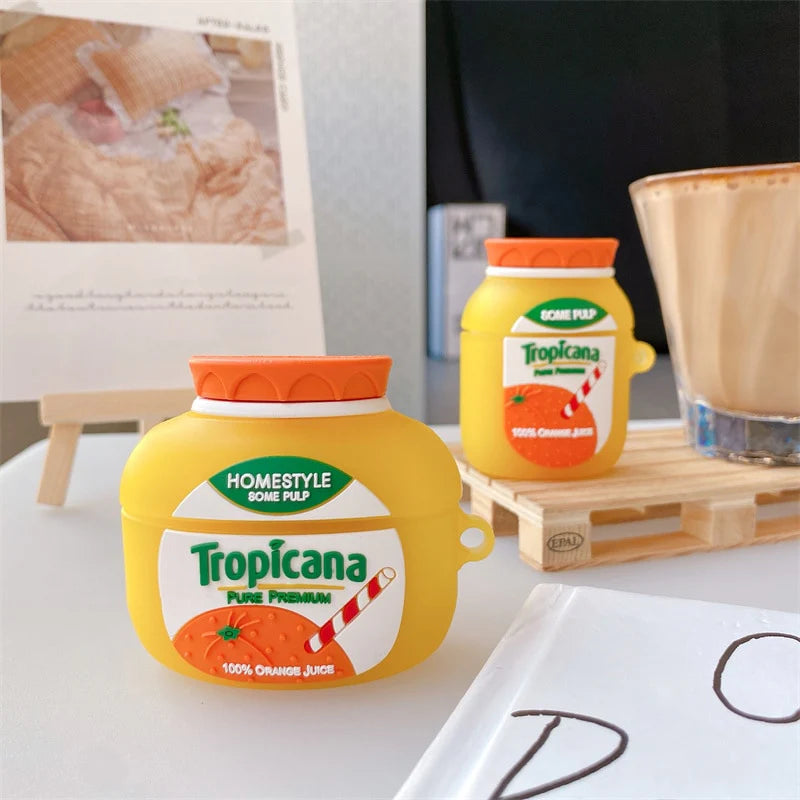 Snacks & Drinks AirPods Case 3D Food Design Collection