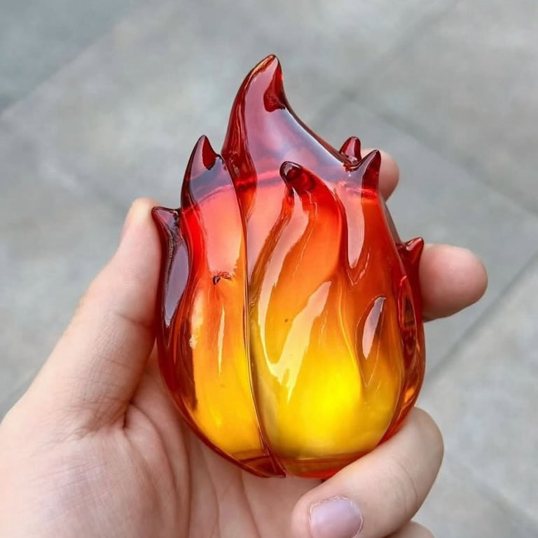 Flame AirPods Case 3D Resin Fire Design Protective Cover