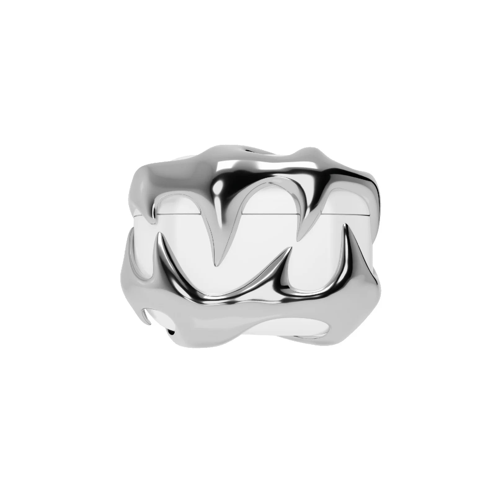 Metal Teeth AirPods Pro Case Premium Metal Cover with TPU Protection