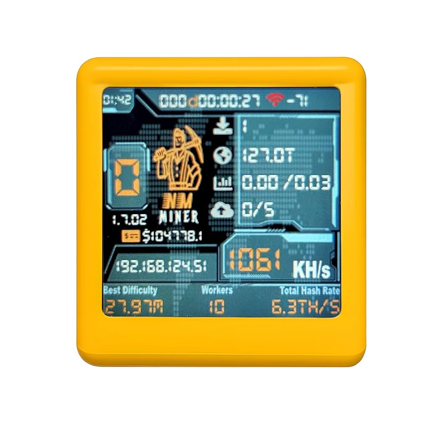 Crypto Miner ESP32 Smart Display