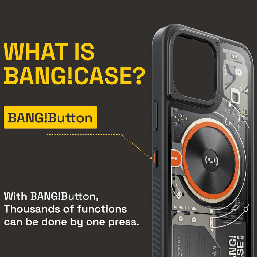 BANG!CASE MagSafe iPhone Case Customizable Shortcut Keys