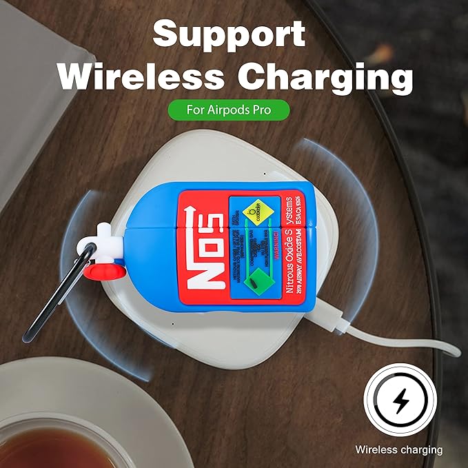 NOS Nitrous Bottle AirPods Case Silicone