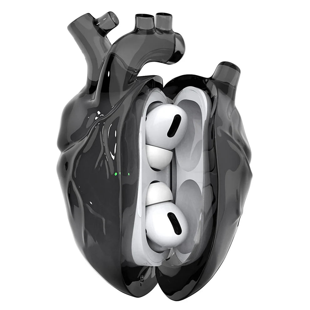 Anatomical Heart AirPods Case - 3D Liquid Silicone Design
