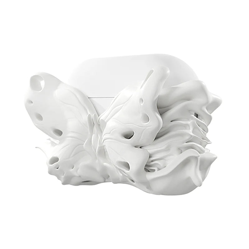 3D Butterfly Art AirPods Case Artistic Silicone Design