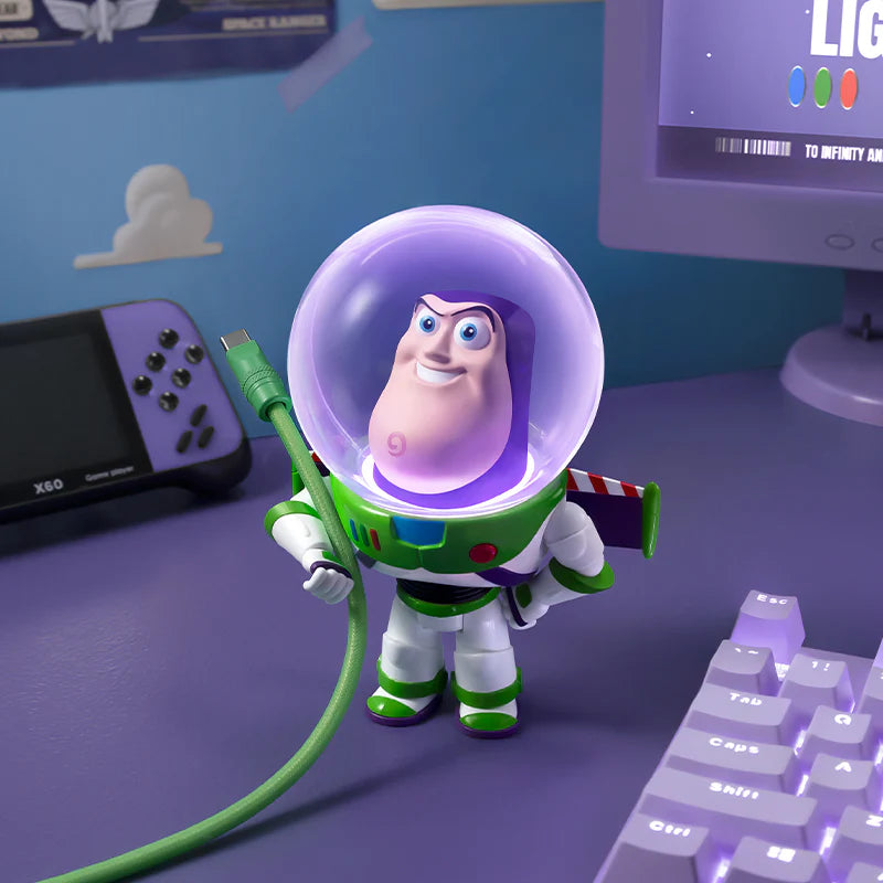 Buzz Lightyear Bubble Head Light Toys Children