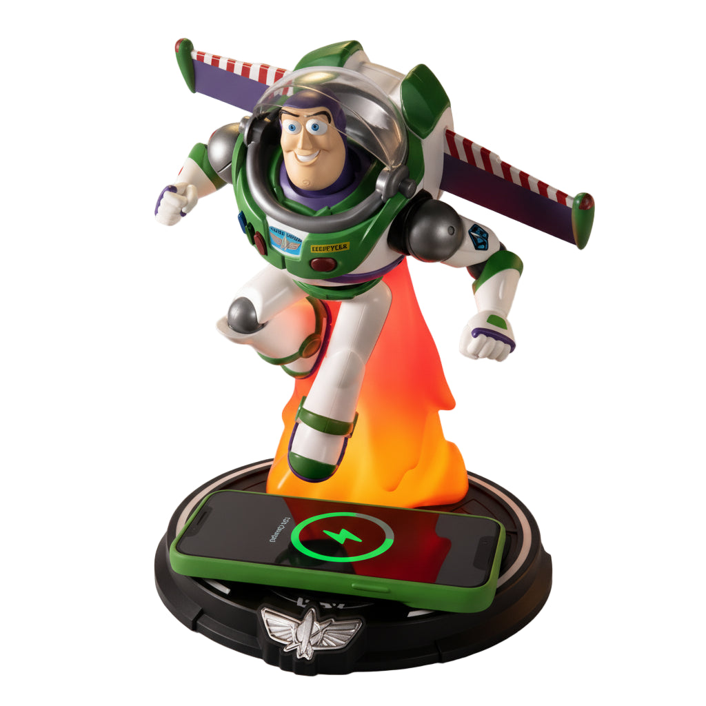 Buzz Lightyear Wireless Charging Lamp Toy Story Action Figure Collections