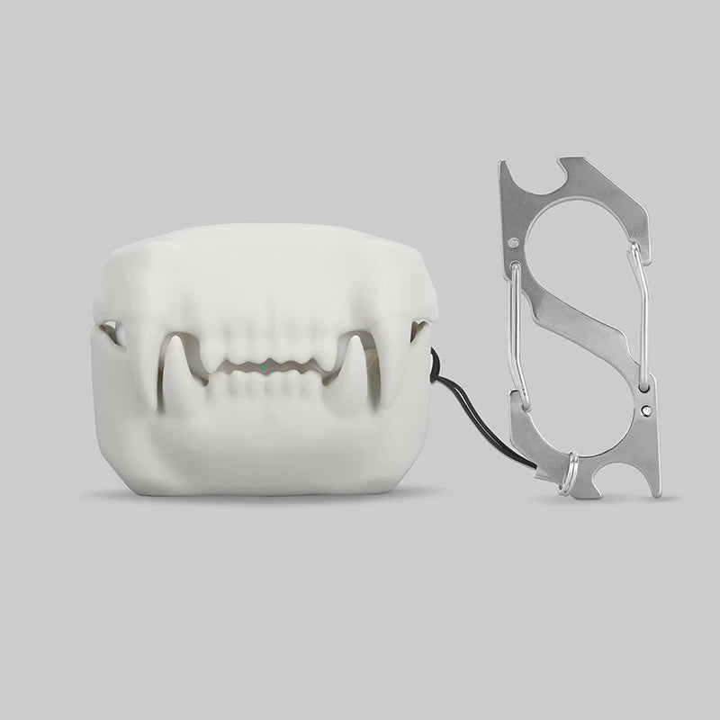 Glow in the Dark Tiger Tooth AirPods Case Silicone