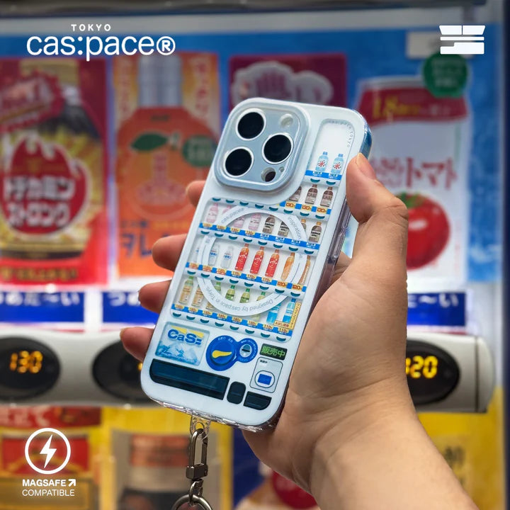 Cas:pace Vending Machine MagSafe iPhone Case | Japanese Retro Design
