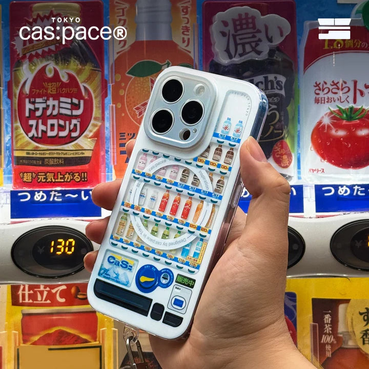 Cas:pace Vending Machine MagSafe iPhone Case | Japanese Retro Design