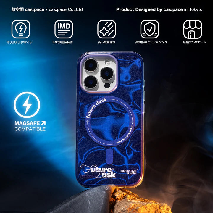 Cas:pace Future Dusk MagSafe iPhone Case | Advanced Airbag Protection