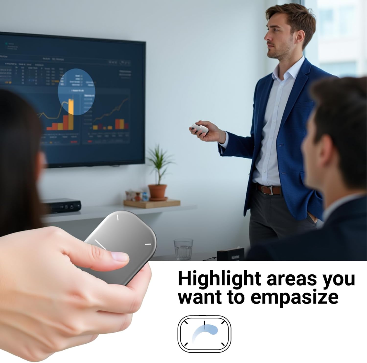 Cheerdots 2 Detachable Air Mouse Wireless Touchpad with CharGPT