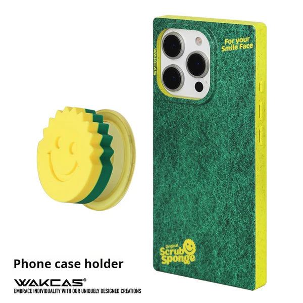 Wakcas Cleaning Foam iPhone Case