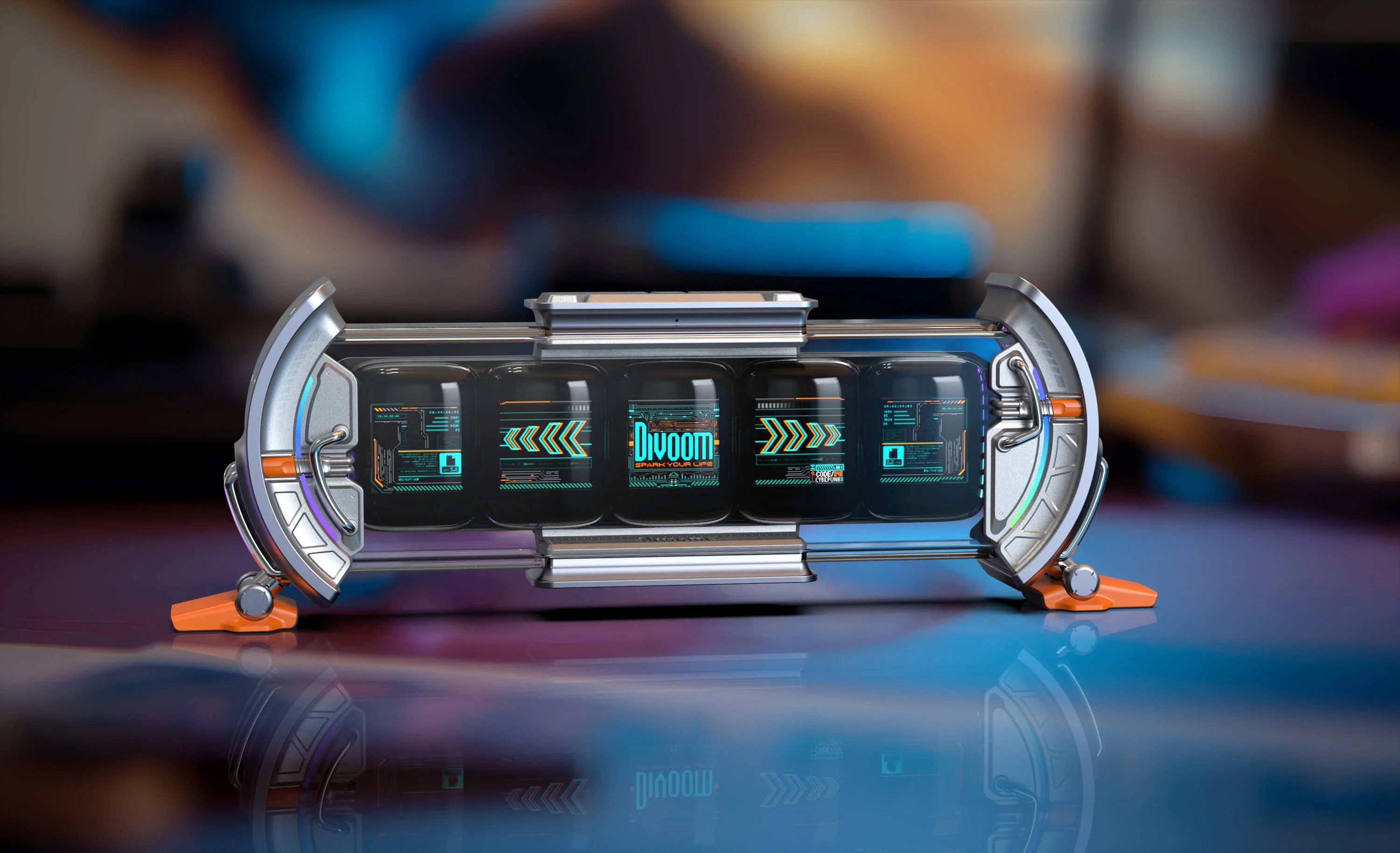 Divoom Times Gate Crypto and Stock Tracker