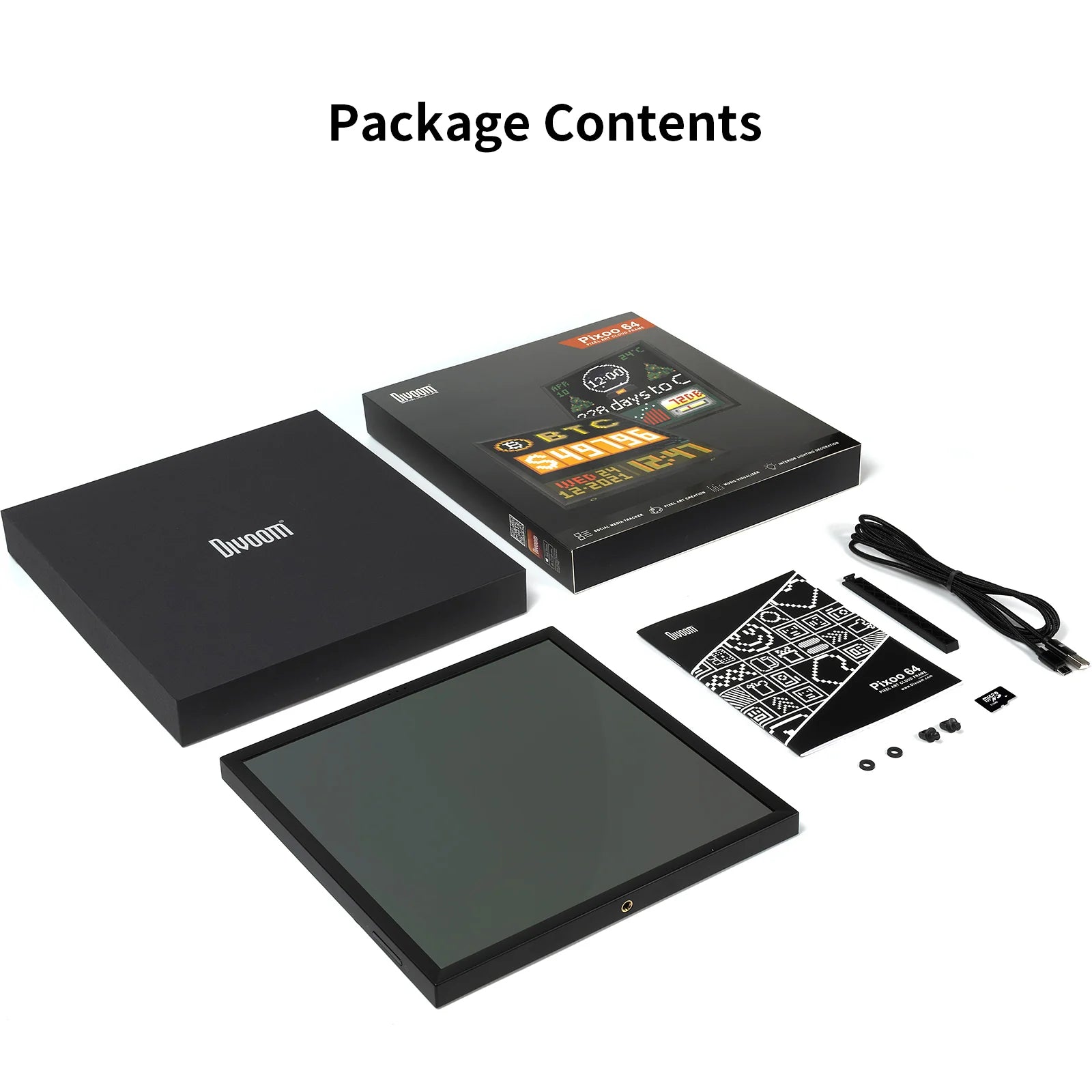 Divoom Pixoo 64 LED Panel Crypto