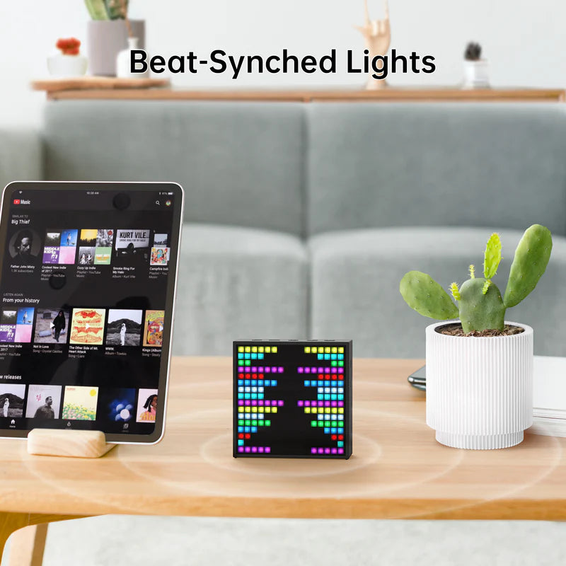 Divoom Timebox-Evo Pixel Art Speaker Display Alarm Clock Box