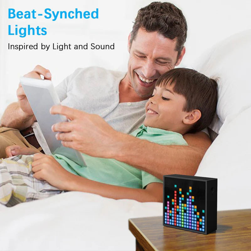 Divoom Timebox-Evo Pixel Art Speaker Display Alarm Clock Box
