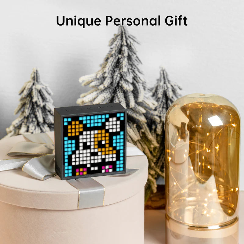 Divoom Timebox-Evo Pixel Art Speaker Display Alarm Clock Box