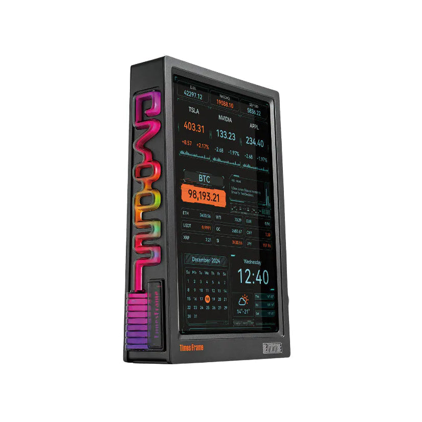 Divoom Times Frame 10.1″ Smart Digital Clock Crypto and Stocks