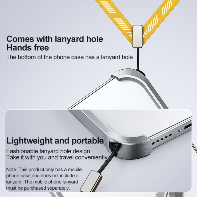 Aluminum Alloy X iPhone Case