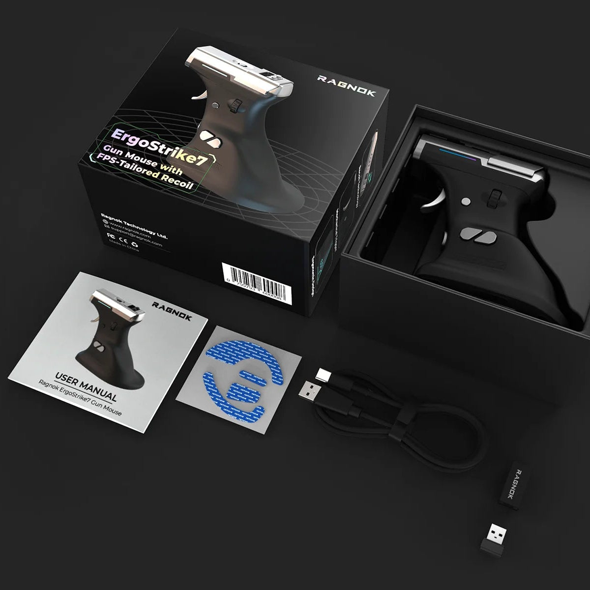 ErgoStrike7: Next-Gen FPS Gaming Mouse with Recoil