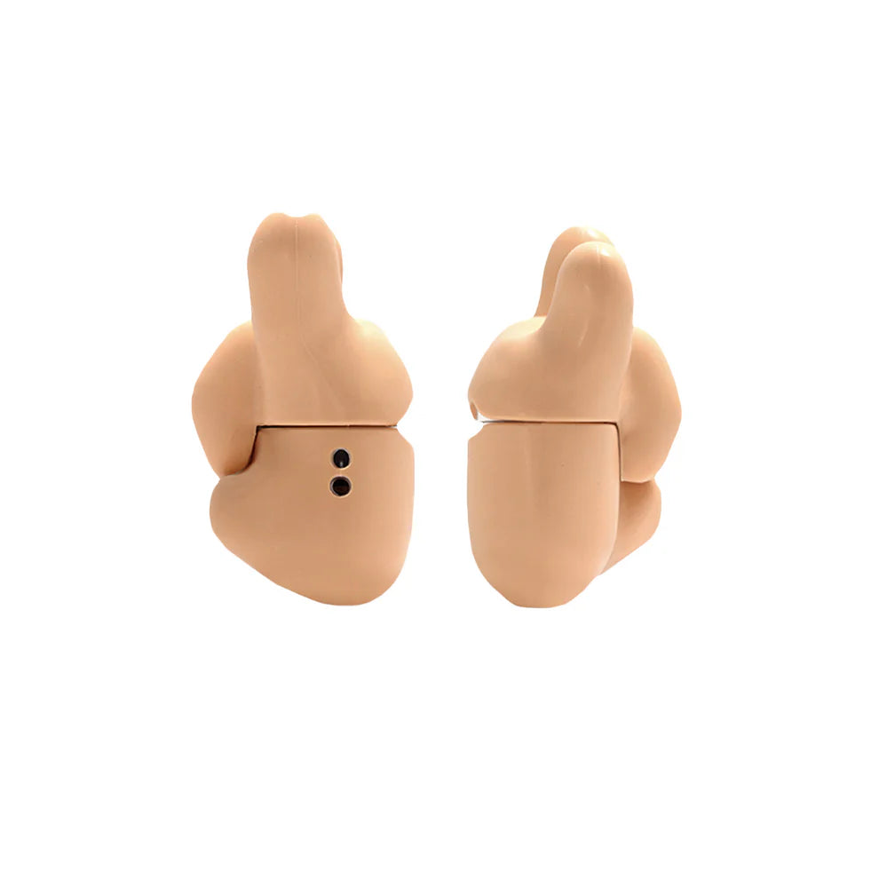 Finger Gesture Silicone AirPods Case Fun Customizable