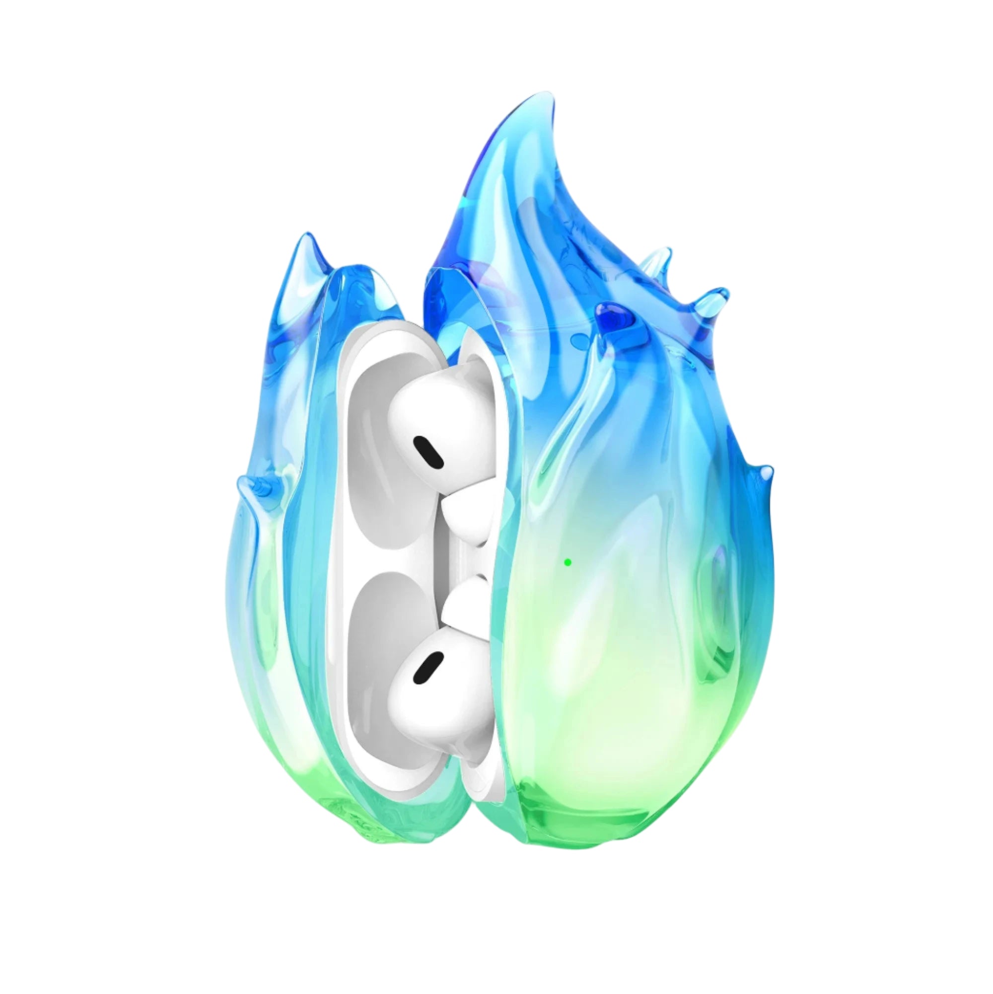 Flame AirPods Case 3D Resin Fire Design Protective Cover