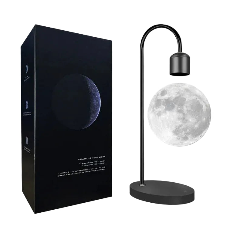 Magnetic Levitating Moon Lamp with Wireless Charging