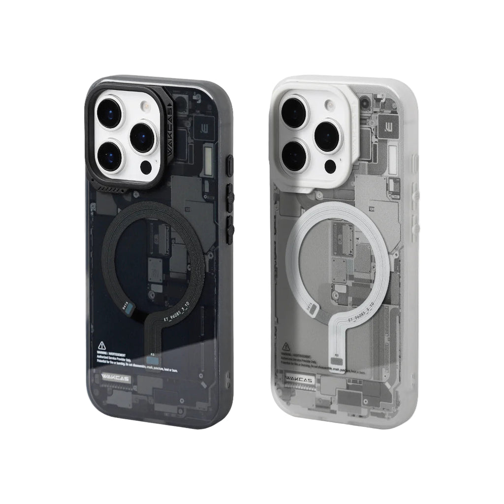 Wakcas Frosted Circuit Design Magnetic Apple iPhone Case
