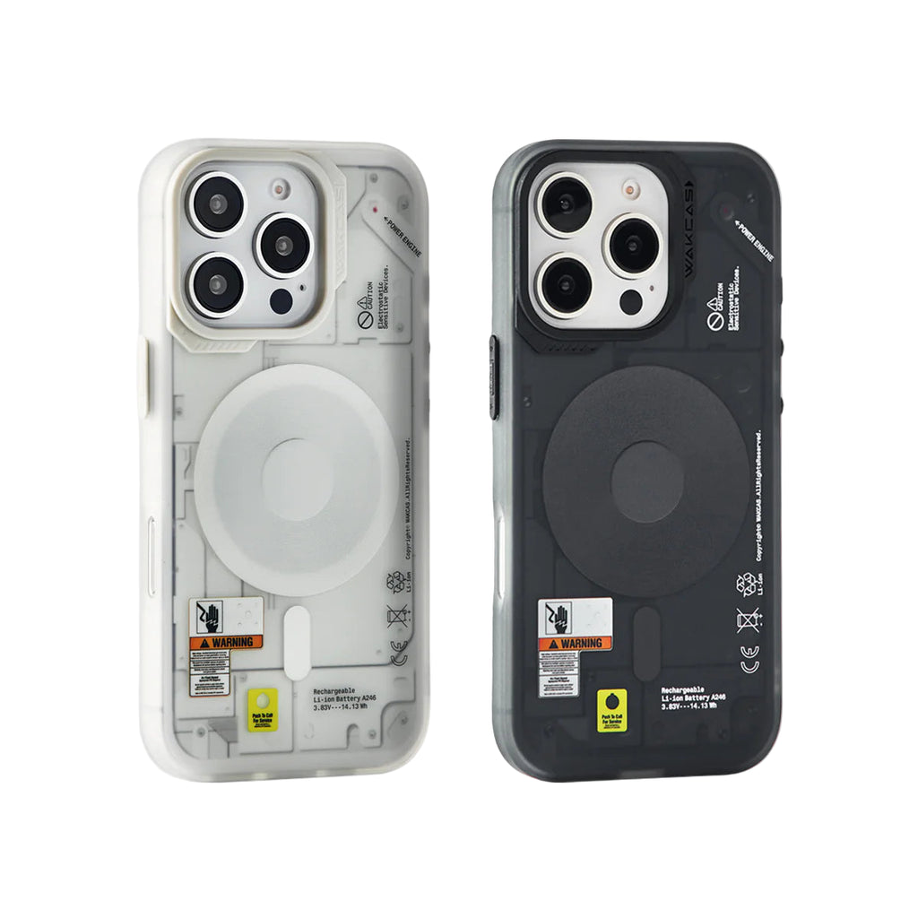 Wakcas Frosted Mechanical Anti-Drop Magnetic iPhone