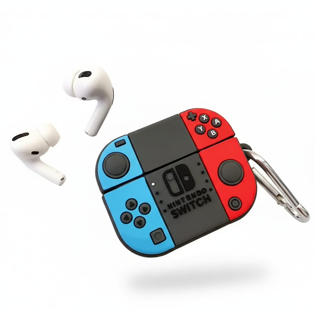 3D Nintendo AirPods Case Silicone