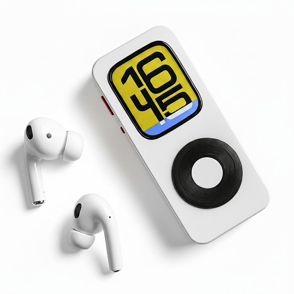 Retro Pod Cover for Apple Watch 3D Printed Design