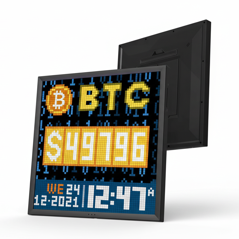 Divoom Pixoo 64 LED Panel Crypto