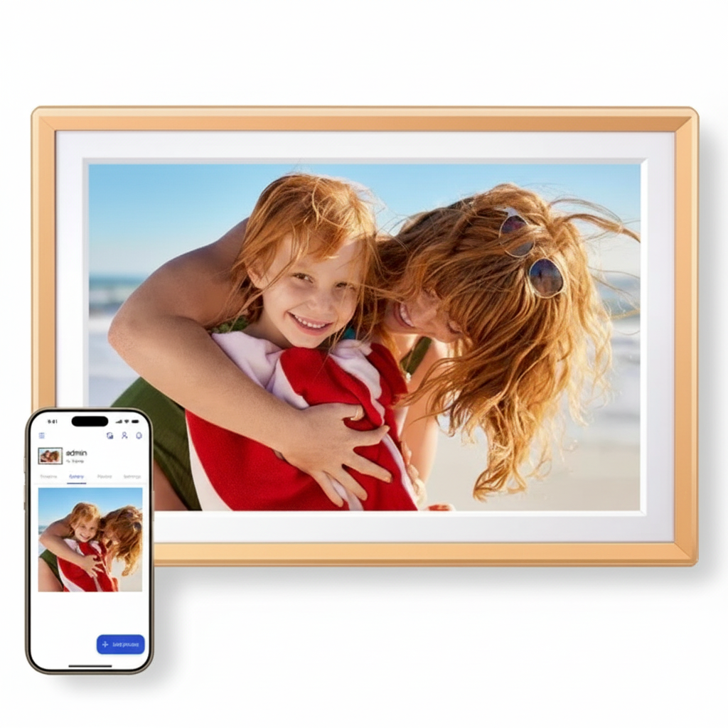 ARZOPA WiFi 14" FHD IPS Touch Screen Digital Picture Frame