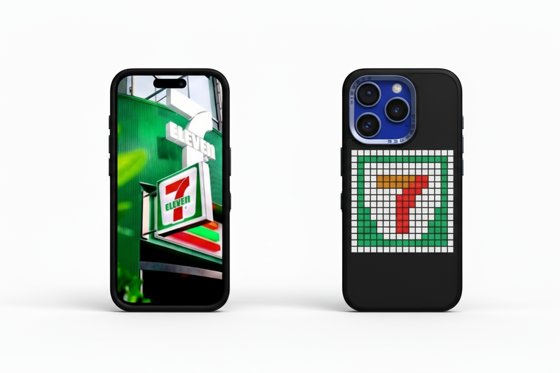 Picdance Creative Animated Electronic Pixel Customization iPhone Case