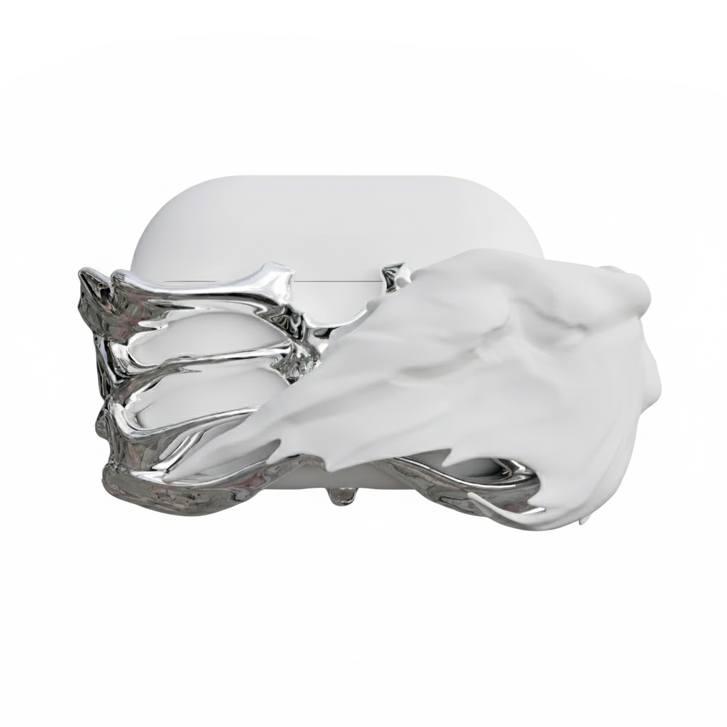 Skeleton Wings AirPods Case with Silicone Cover