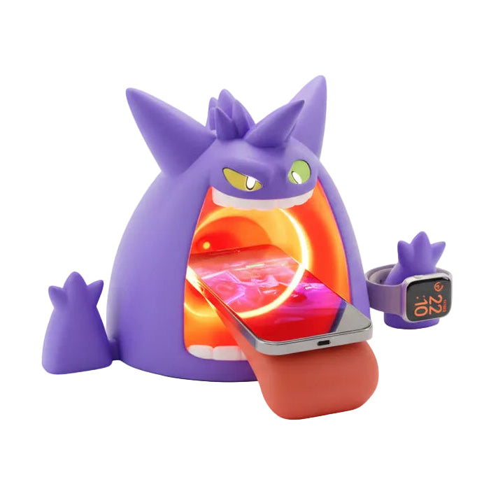 Pokémon Gengar 3-in-1 Wireless Charging Station with LED