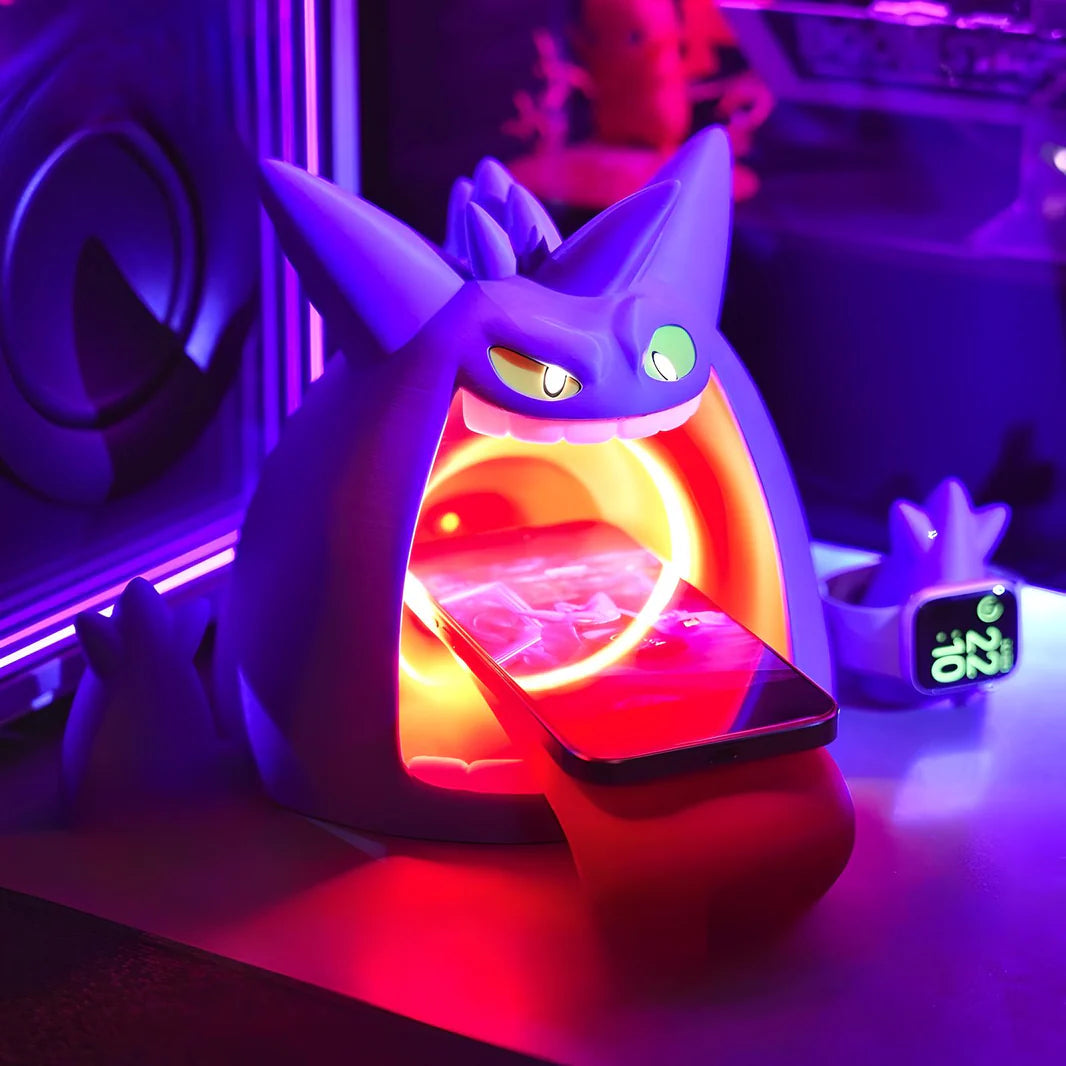 Pokémon Gengar 3-in-1 Wireless Charging Station with LED