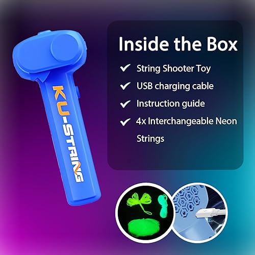 Electric Rope Launcher Glow-in-the-Dark Levitating String Toy